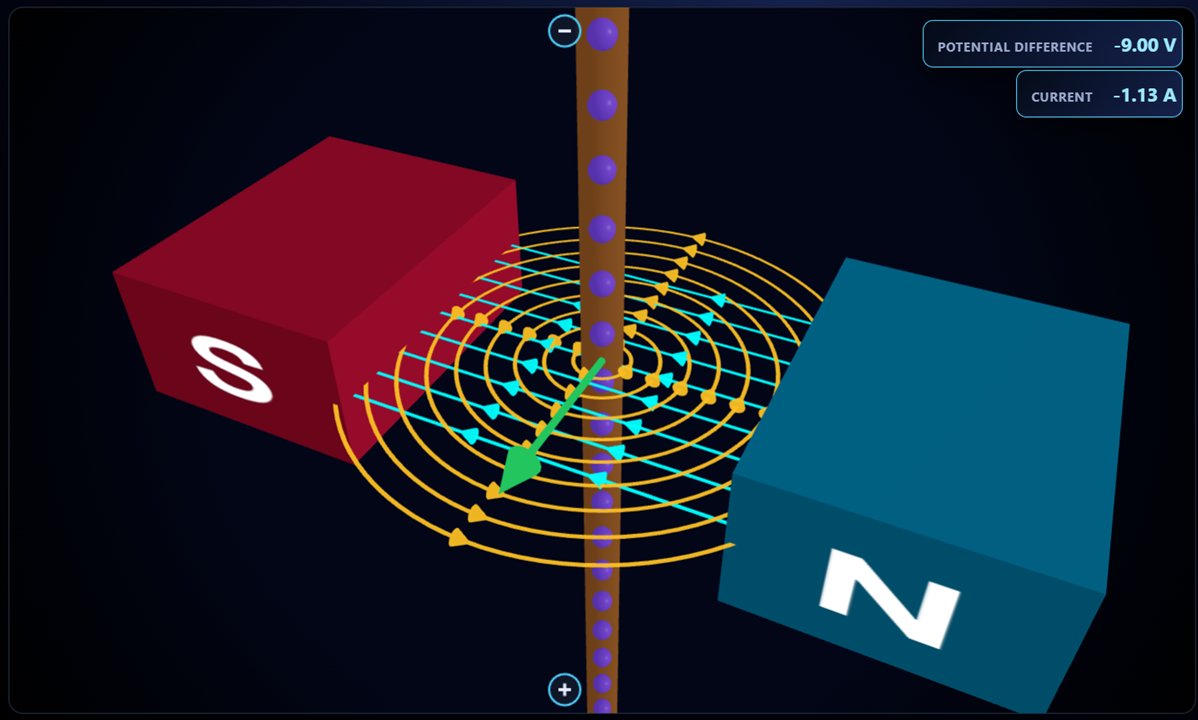 Induction and the motor effect screenshot