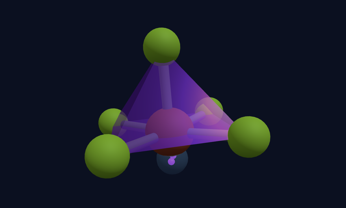 Molecular shapes screenshot