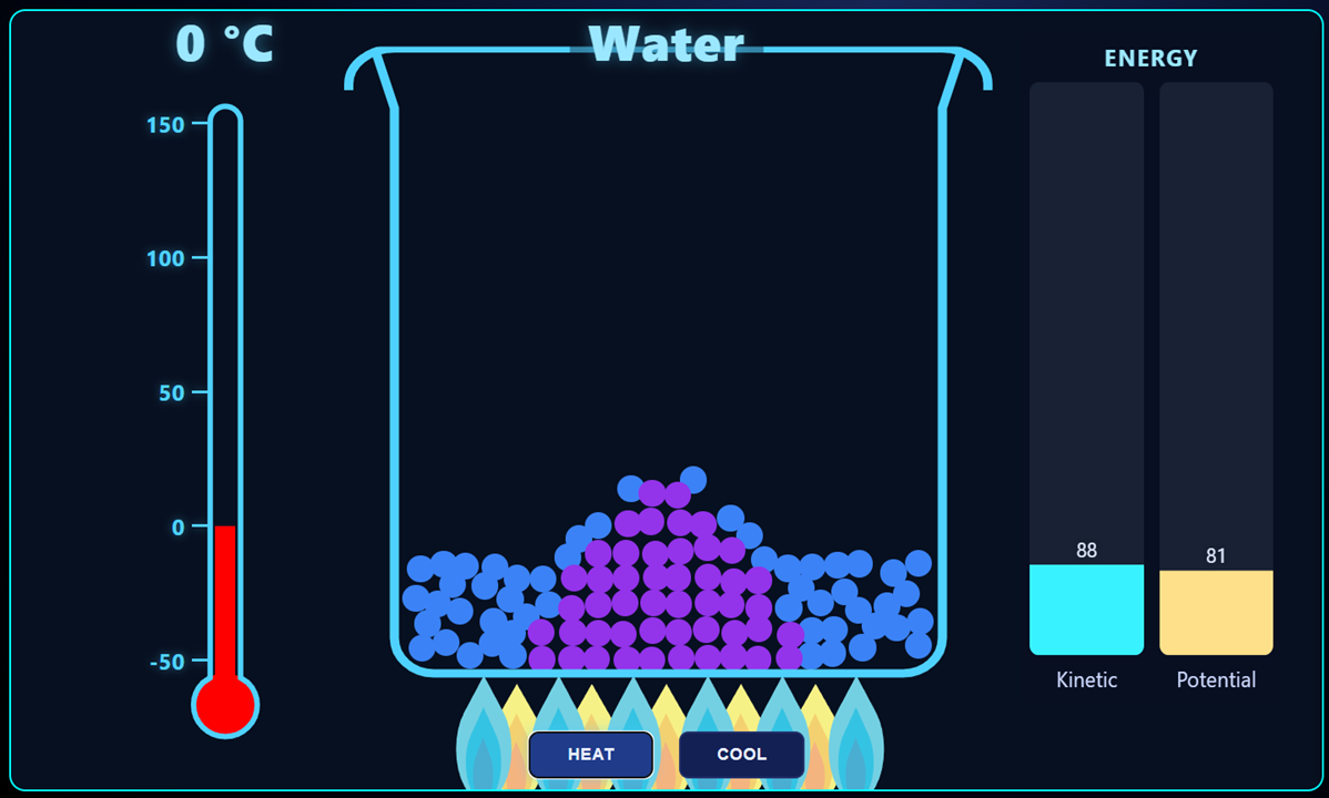 States of matter screenshot